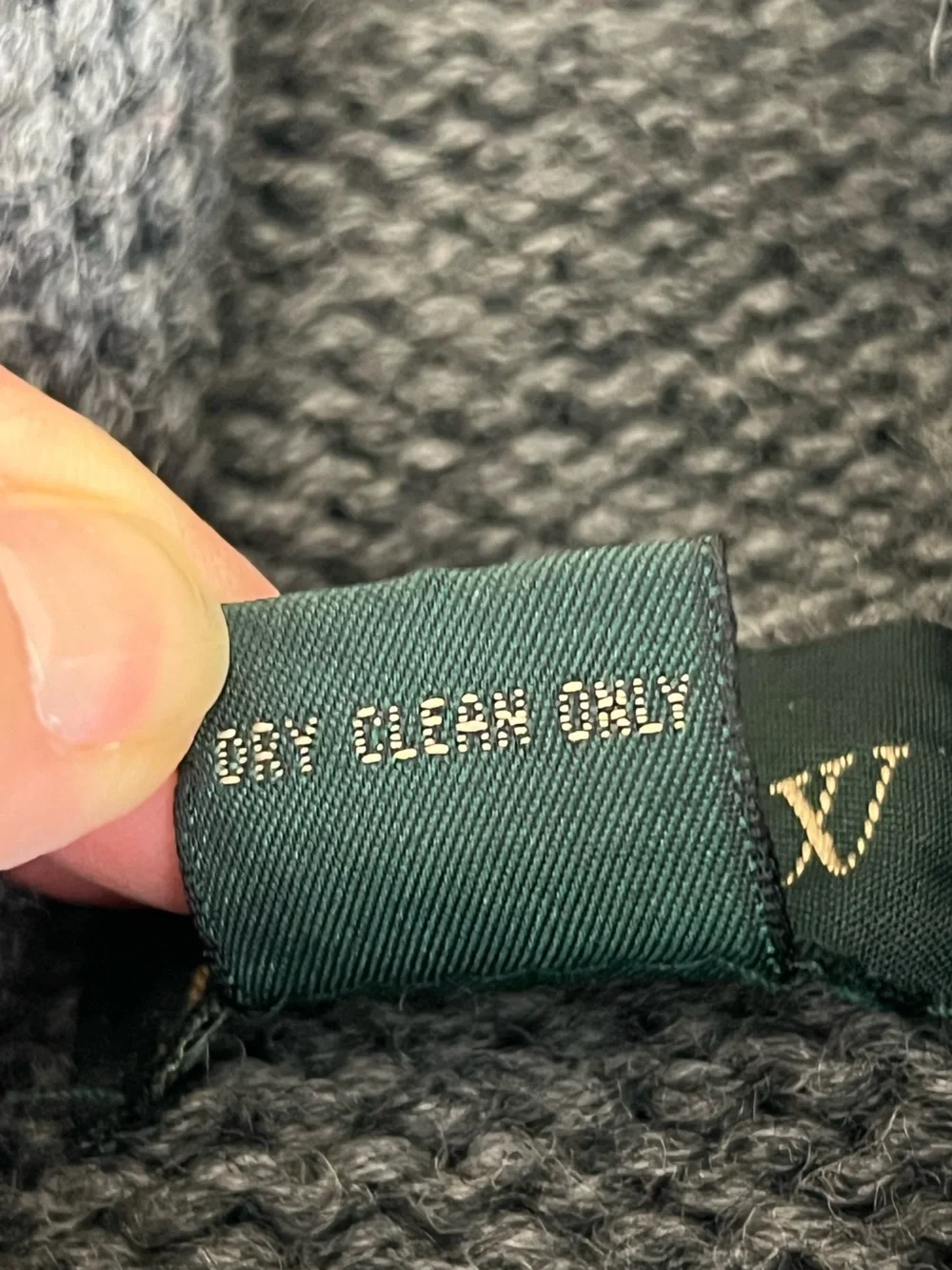 Vintage J Crew Oarsman roll neck wool sweater Heather grey large